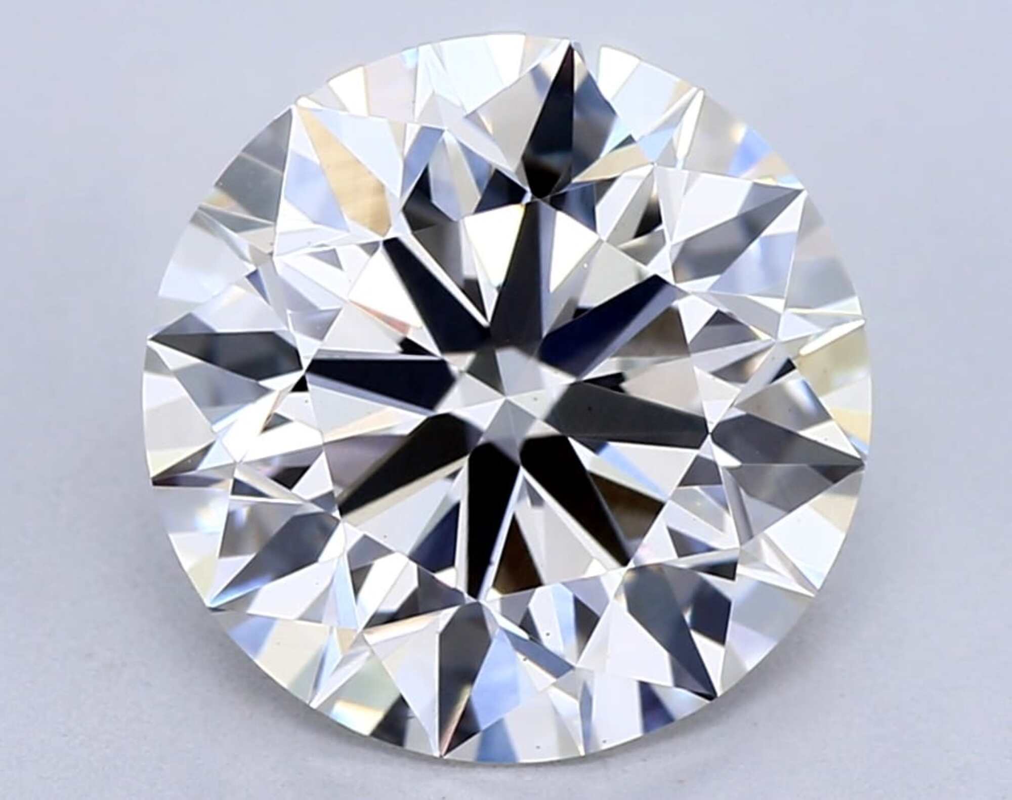 Diamante talla redonda H VS1 de 2,59 ct 