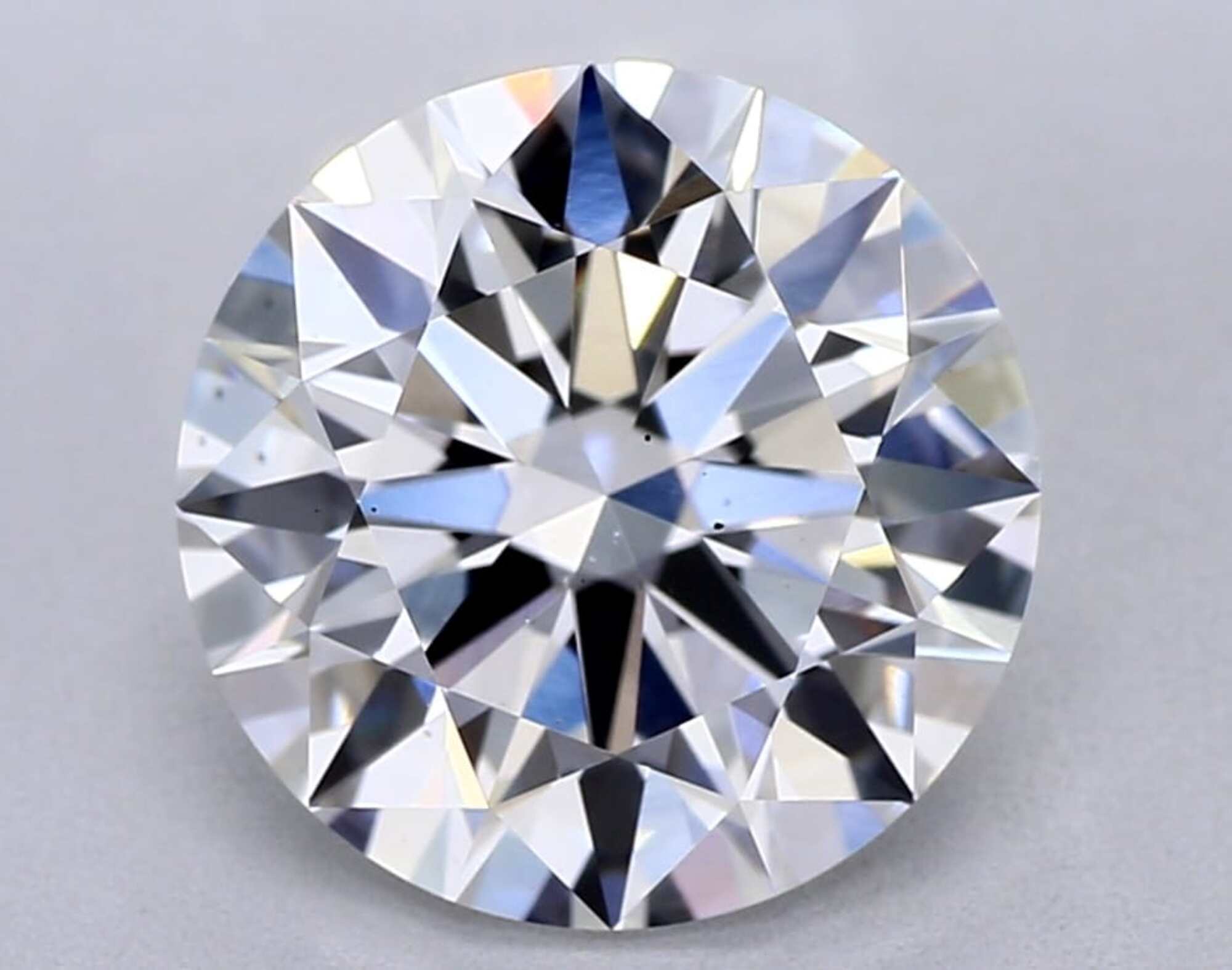 2.19 ct F VS2 Round cut Diamond