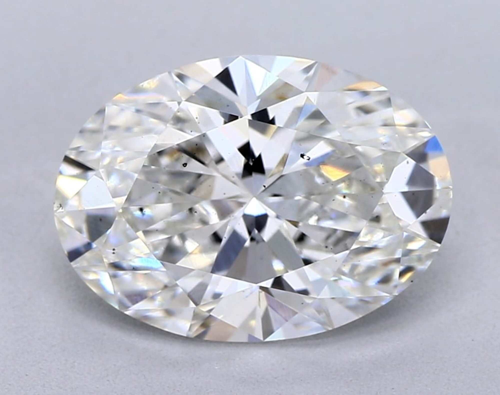 2.27 ct F SI1 Oval cut Diamond