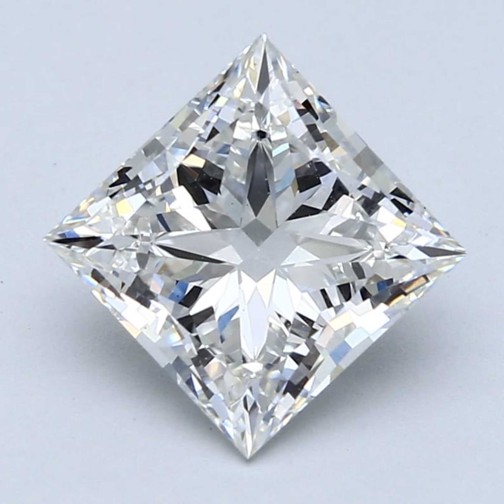 3.22 ct F VS1 Princess cut Diamond