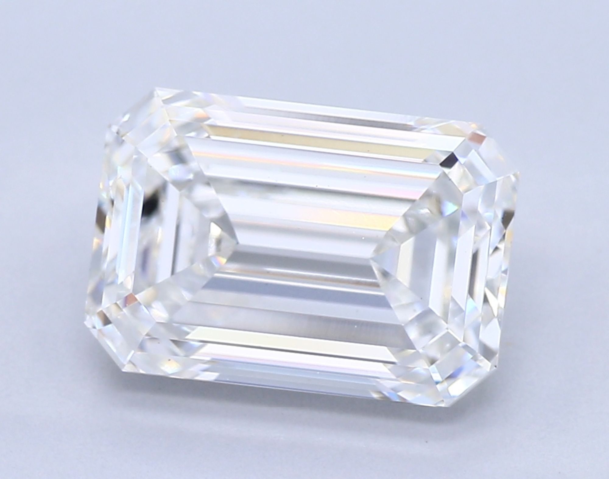 2.77 ct E VVS2 Emerald cut Diamond