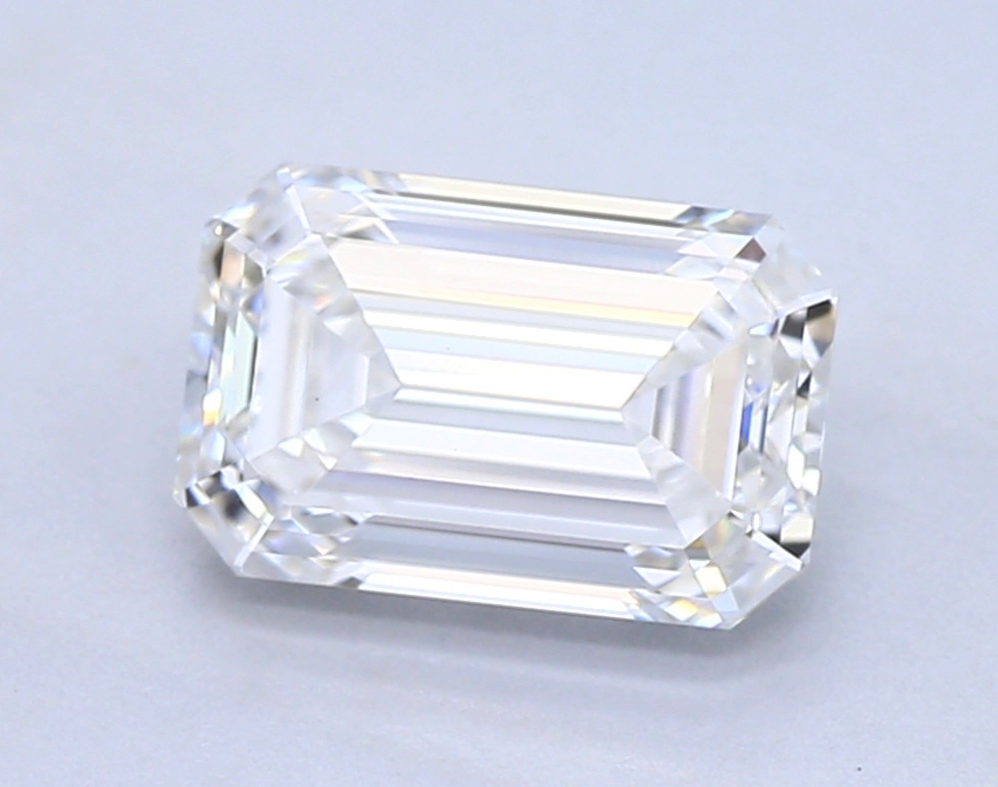 1,01 ct F VVS2 Diamante talla esmeralda 