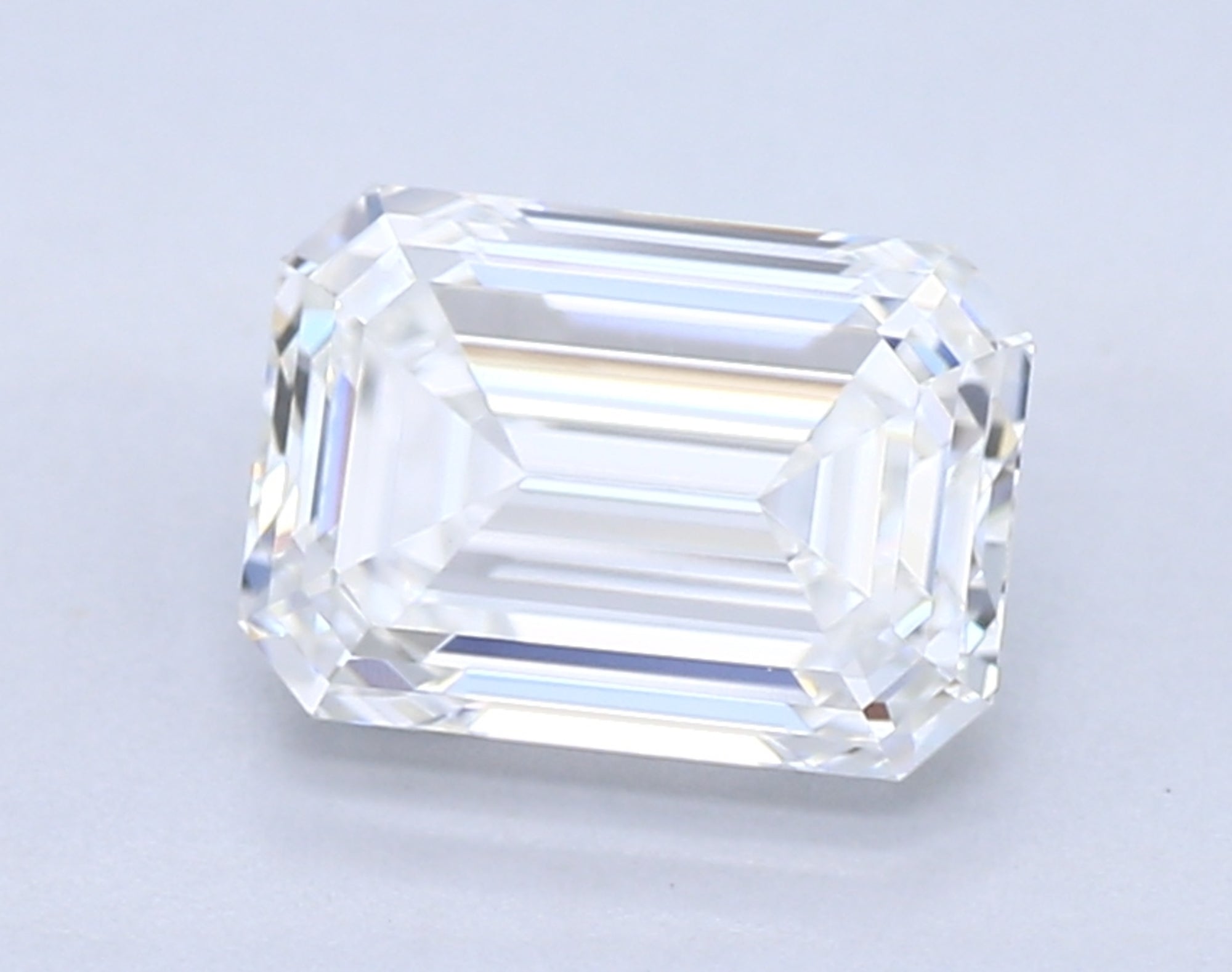 1,05 ct F VVS2 Diamante talla esmeralda 