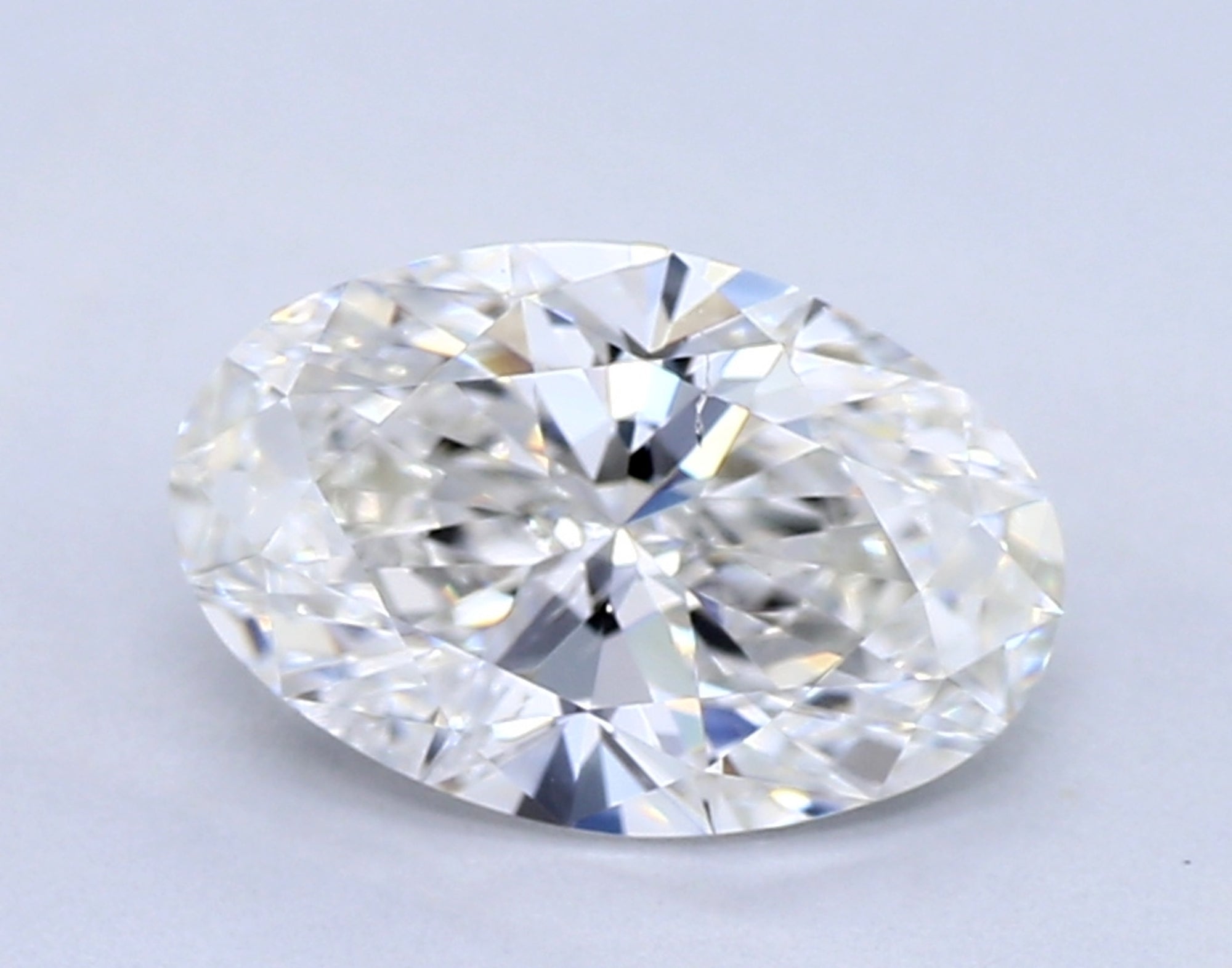 1 ct F SI1 Diamante talla ovalada 