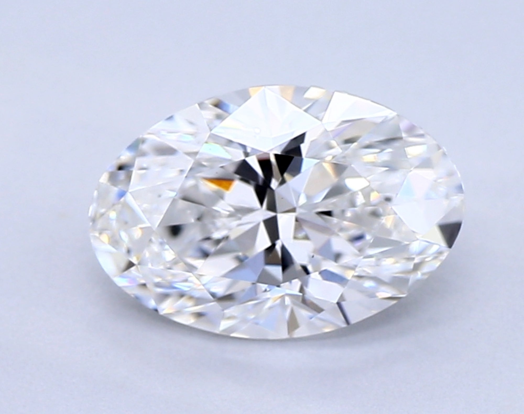 1 ct E VVS2 Oval cut Diamond