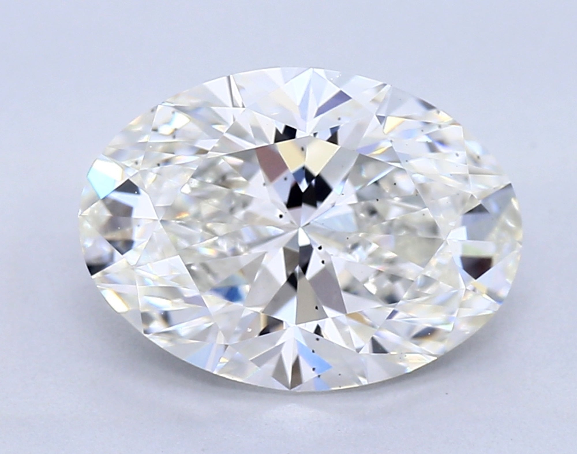 2.02 ct F SI1 Oval cut Diamond