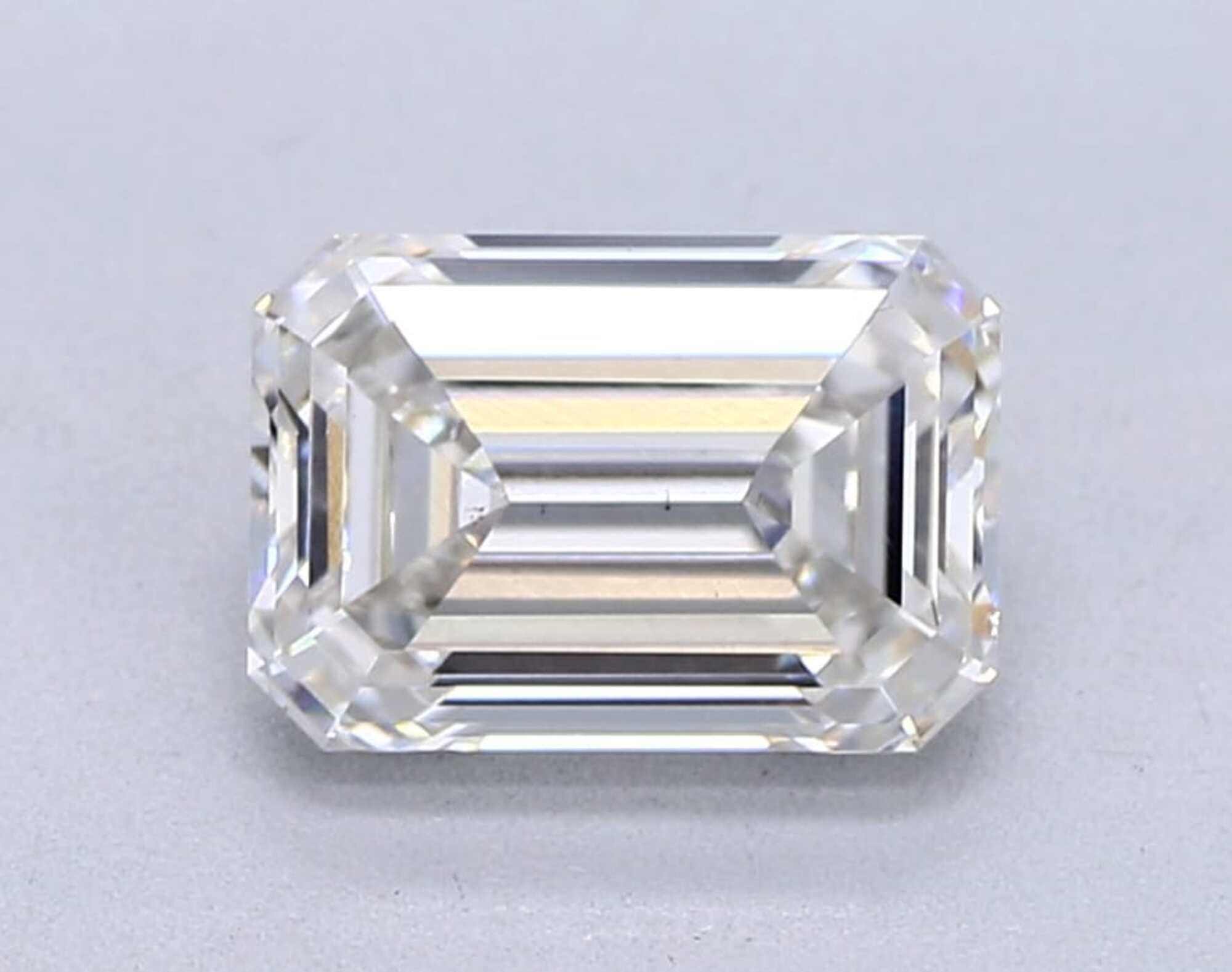 1,01 ct F VS2 Diamante talla esmeralda 