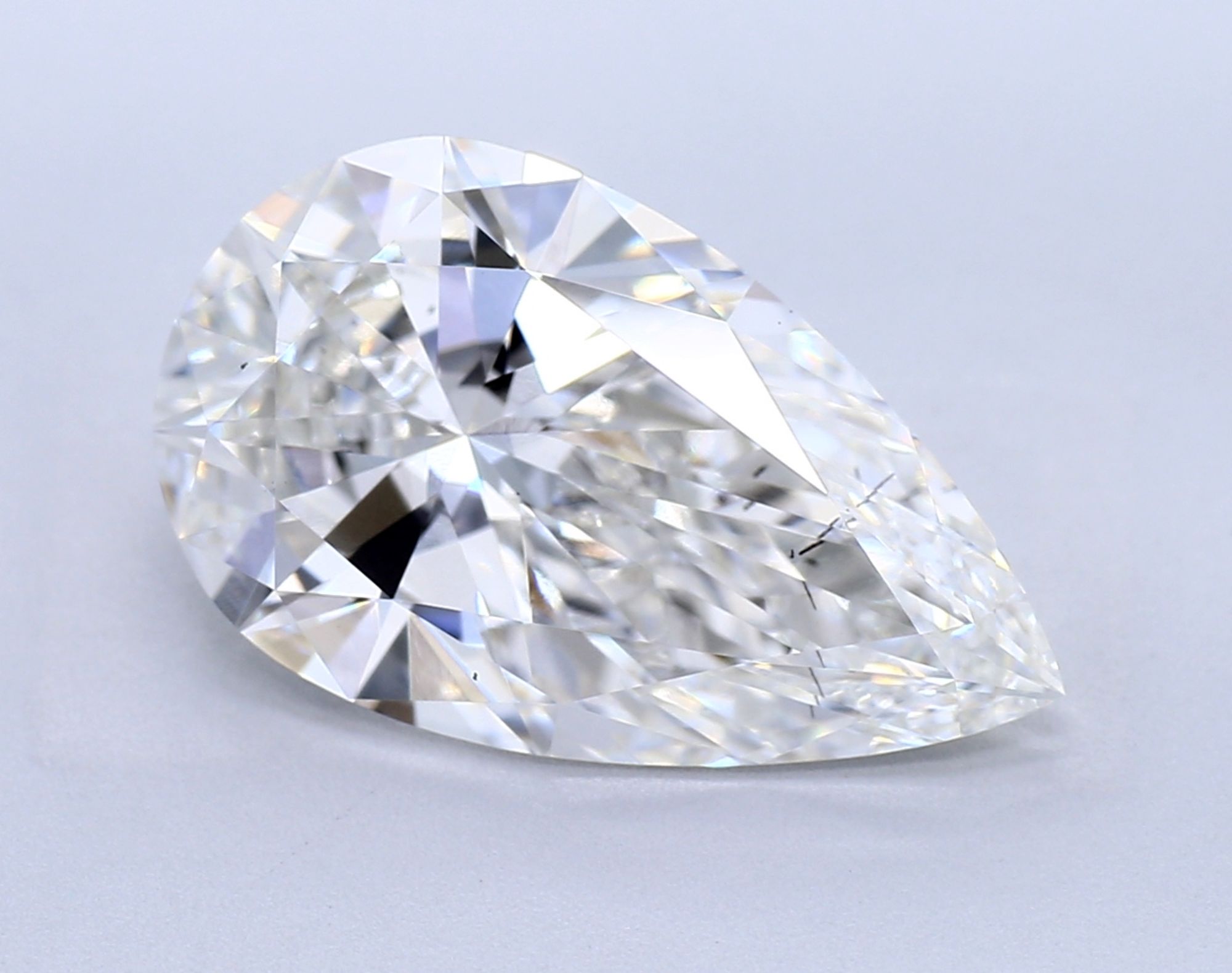 3.11 ct F SI1 Pear cut Diamond