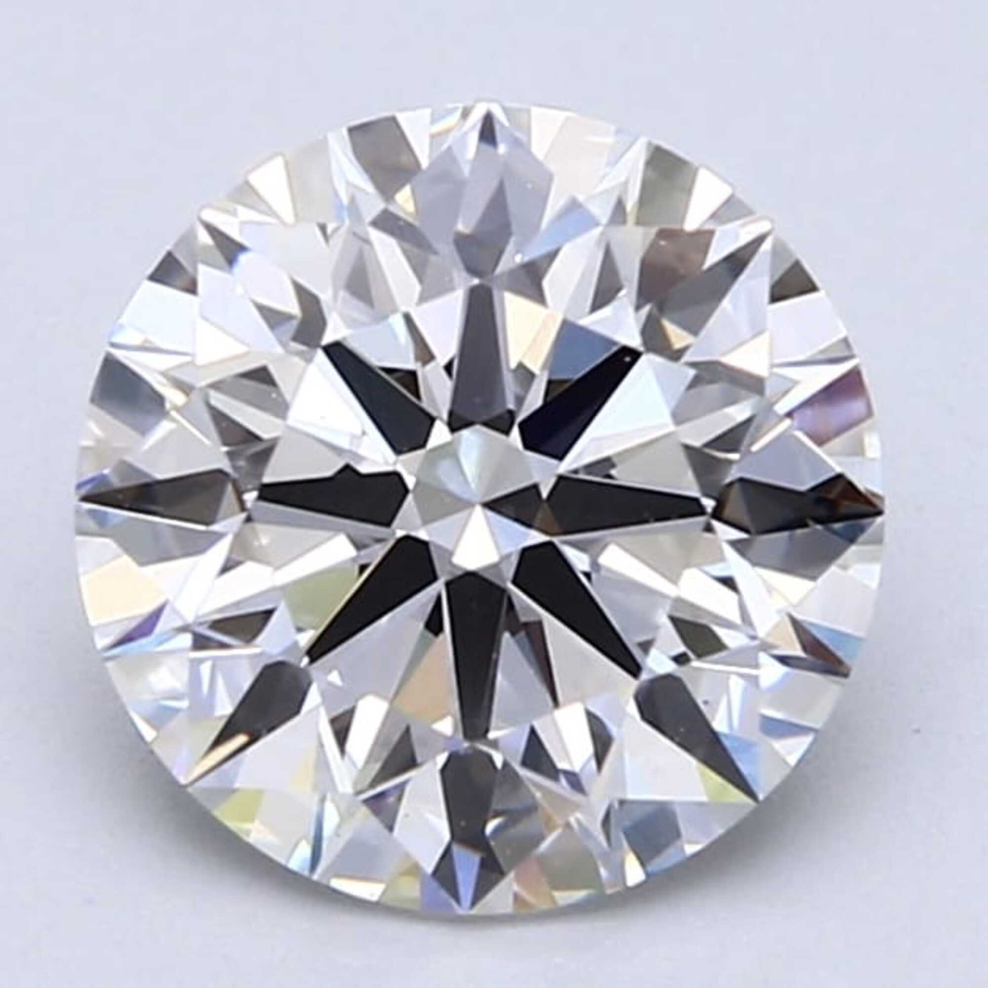 2.52 ct E VS1 Round cut Diamond