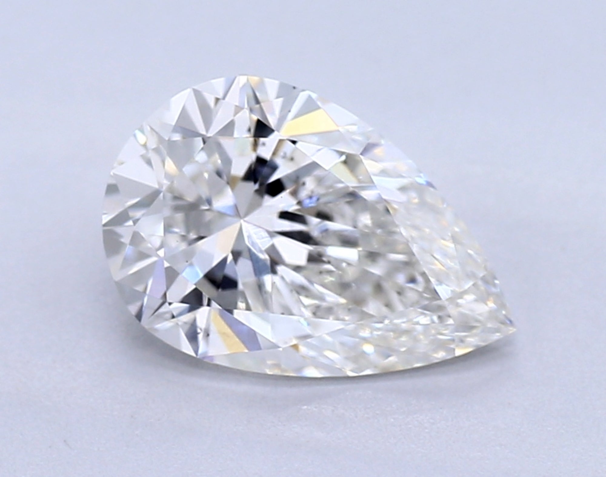 Diamante talla pera F VS2 de 1,02 ct 