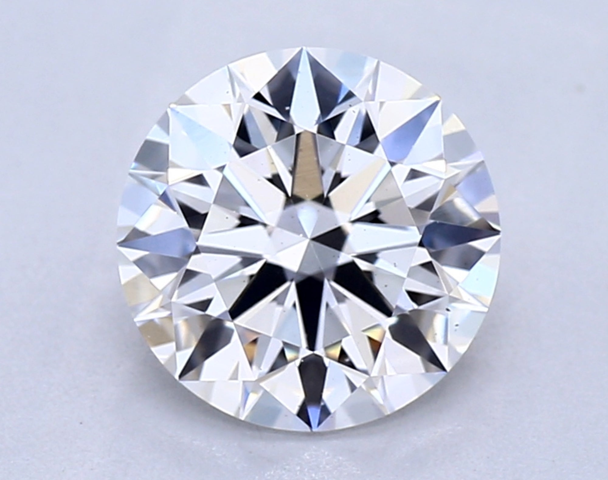 Diamante talla redonda F VS2 de 1,11 ct 
