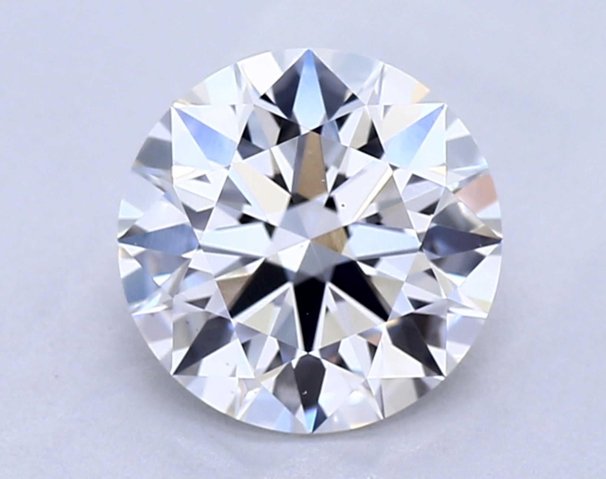 Diamante talla redonda F VS1 de 1,12 ct 