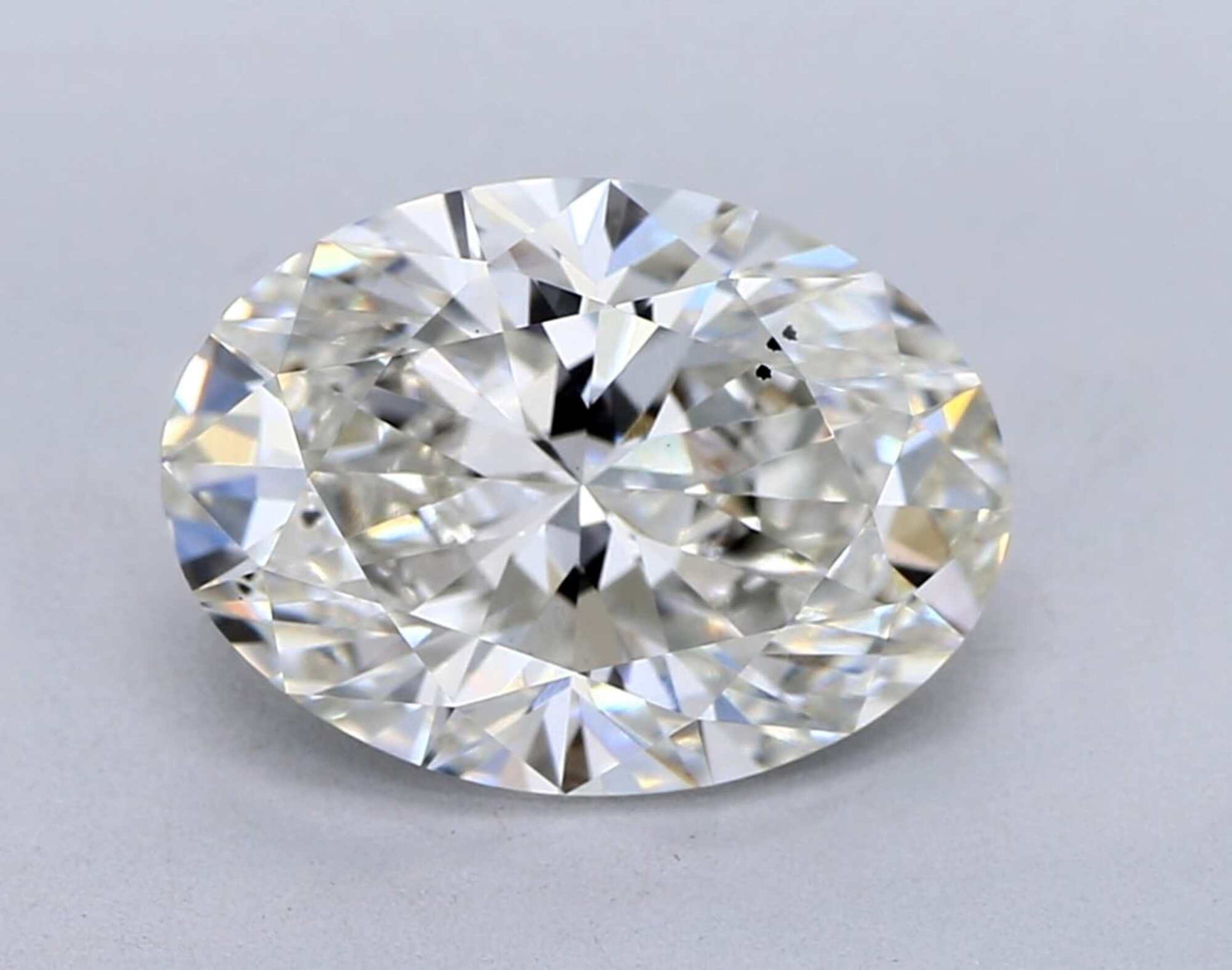 2.05 ct H SI1 Oval cut Diamond